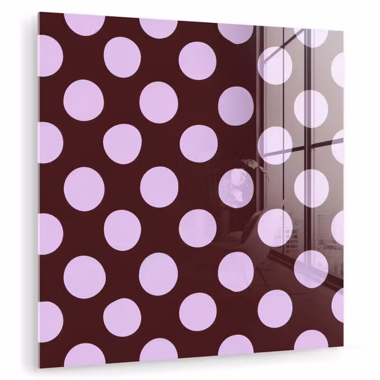 Klassiek - Stippen - Paars plexiglas 5mm klein 11 -zzzproduct_nieuw