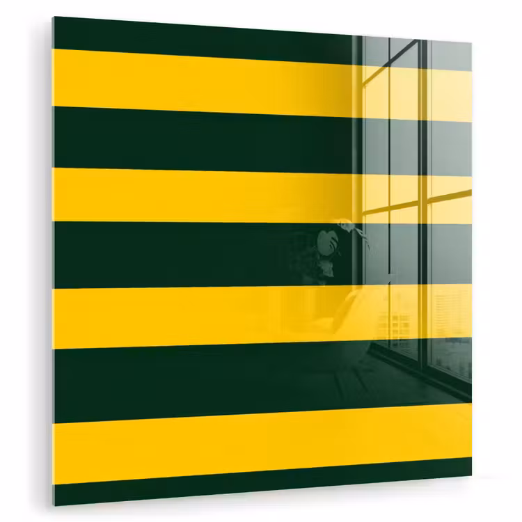Klassiek - Strepen - Groen plexiglas 5mm klein 11 -zzzproduct_nieuw