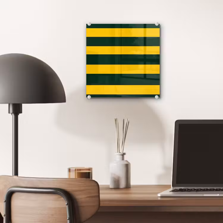 Klassiek - Strepen - Groen plexiglas 5mm klein 11 -sfeer6