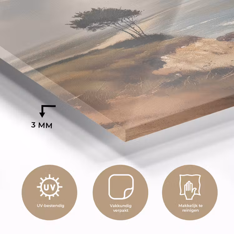 Klif - Zee - Boom plexiglas 5mm klein -sfeer2