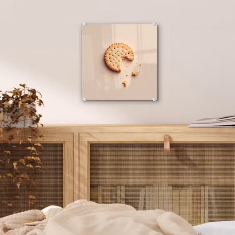 Koekje - Kruimels - beige plexiglas 5mm klein -sfeer4