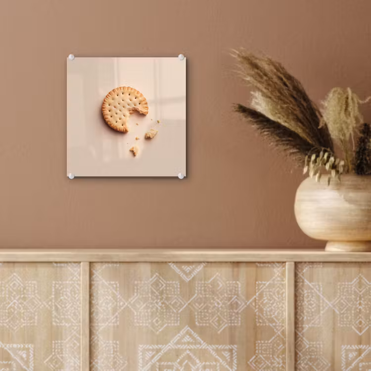 Koekje - Kruimels - beige plexiglas 5mm klein -sfeer5