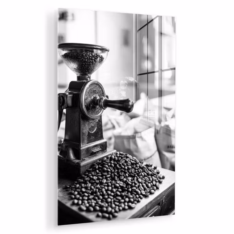 Koffiemolen - Gemalen - Vintage plexiglas 5mm klein -zzzproduct_nieuw