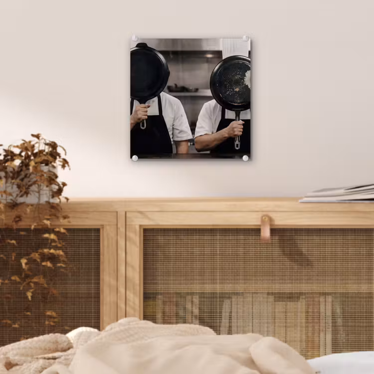 Koks - Koekenpannen - Keuken plexiglas 5mm klein -sfeer4