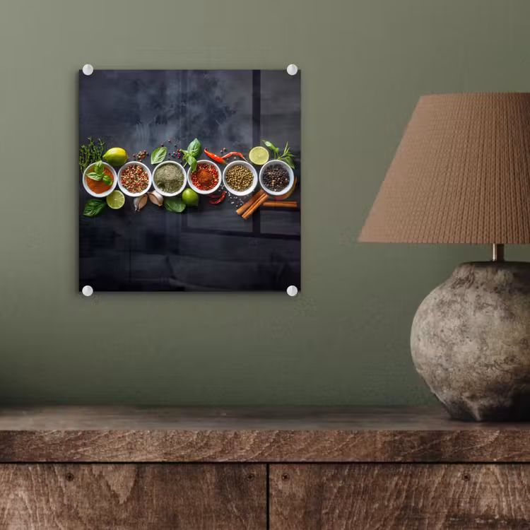 Kruiden - Specerijen - Betonlook - Stilleven plexiglas 5mm klein -sfeer3