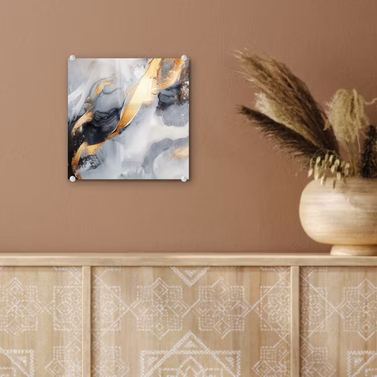 Kunst - Goud - Luxe - Abstract - Modern plexiglas 5mm klein -sfeer5