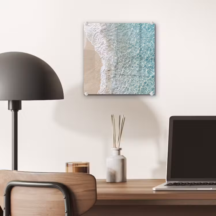 Kust - Zand - Blauw plexiglas 5mm klein -sfeer6