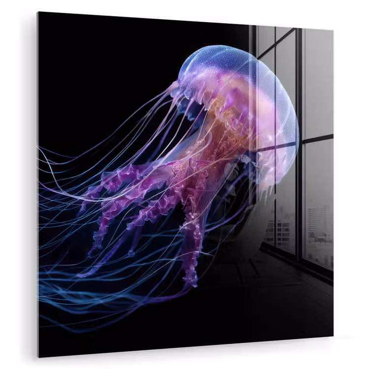 Kwal - Doorzichtig - Roze - Tentakels plexiglas 5mm klein -zzzproduct_nieuw