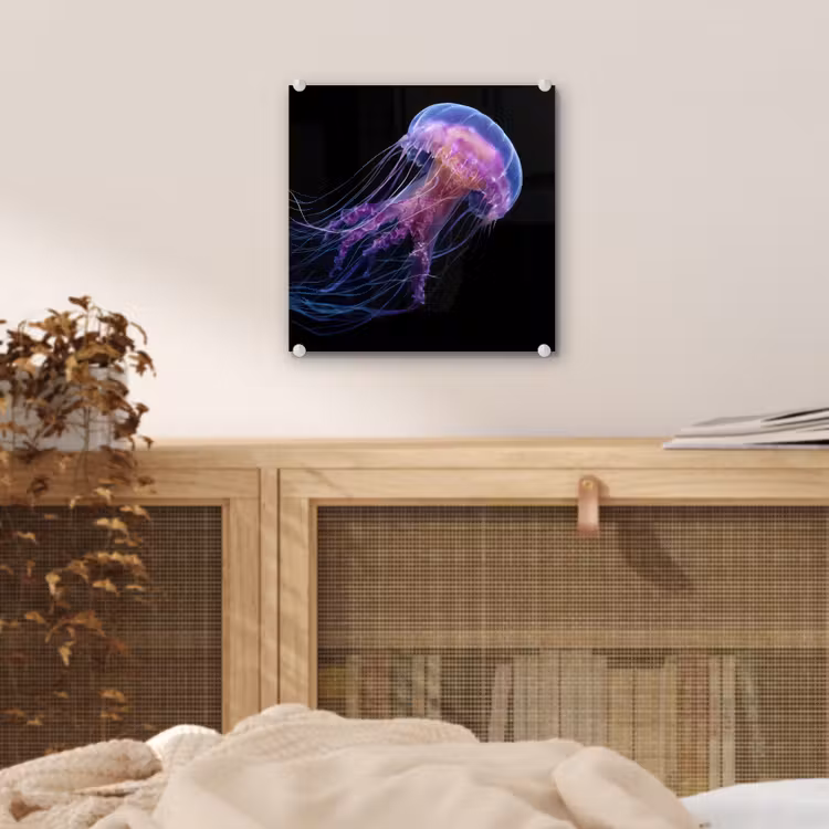 Kwal - Doorzichtig - Roze - Tentakels plexiglas 5mm klein -sfeer4