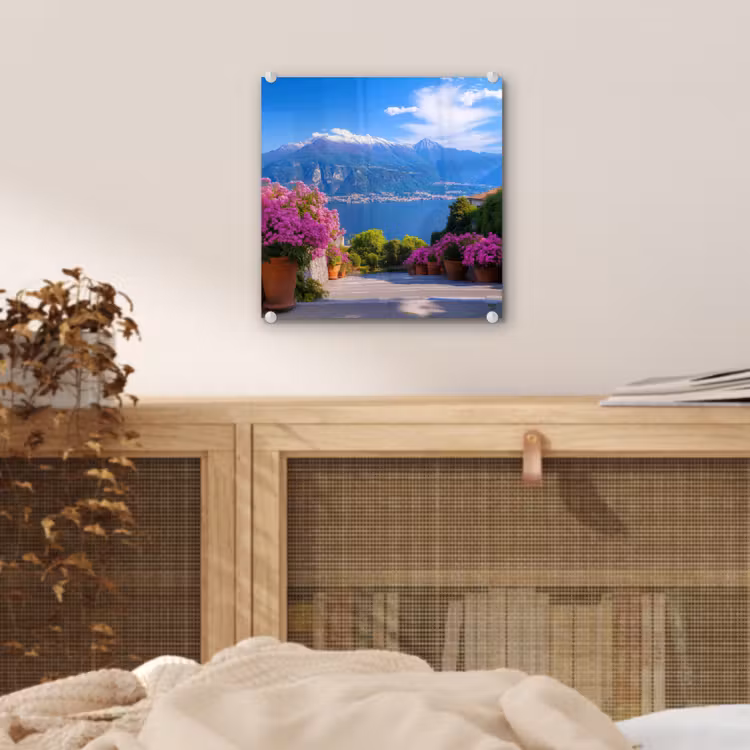 Lake Como - Italië - Landschap plexiglas 5mm klein -sfeer4