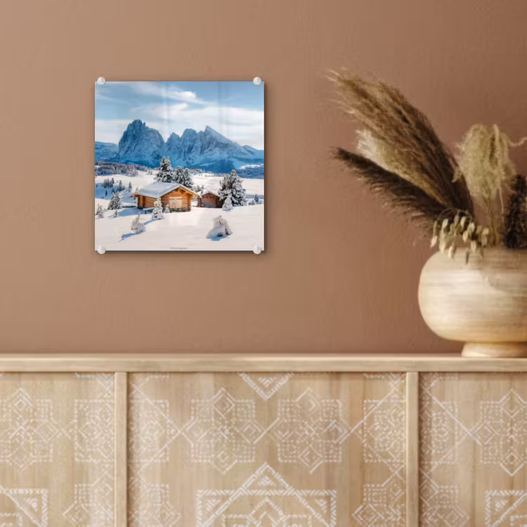 Landschap - Winter - Sneeuw plexiglas 5mm klein -sfeer5