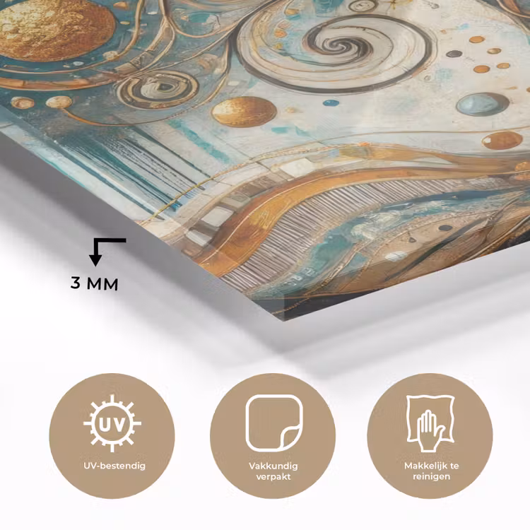Levensboom - Boom - Abstract - Modern plexiglas 5mm klein -sfeer2