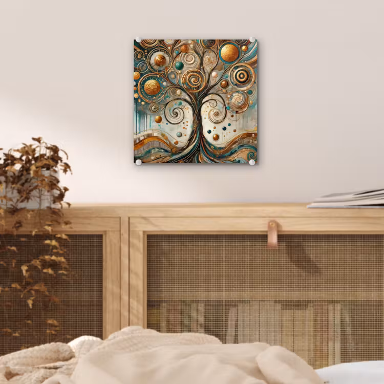 Levensboom - Boom - Abstract - Modern plexiglas 5mm klein -sfeer4