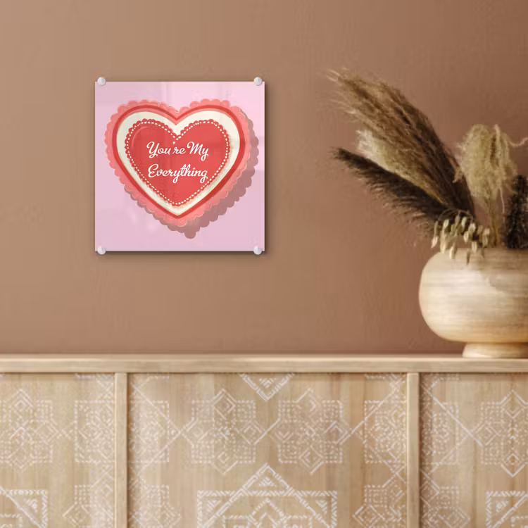 Liefde - Hart - Valentijn plexiglas 5mm klein -sfeer5