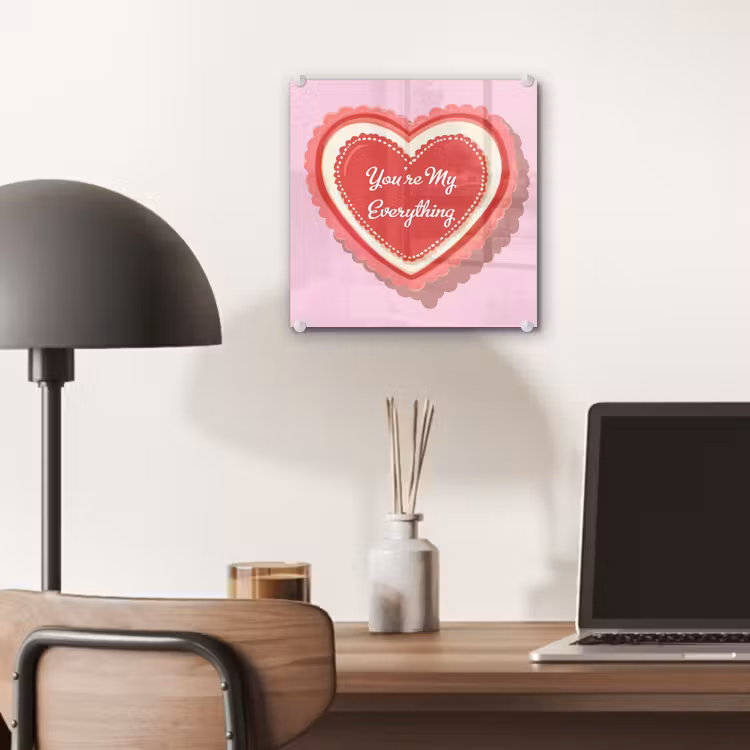 Liefde - Hart - Valentijn plexiglas 5mm klein -sfeer6