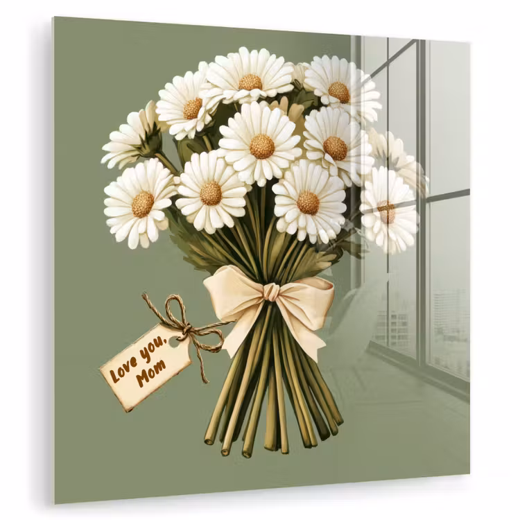 Lint - Boeket - Groen - Quote plexiglas 5mm klein -zzzproduct_nieuw