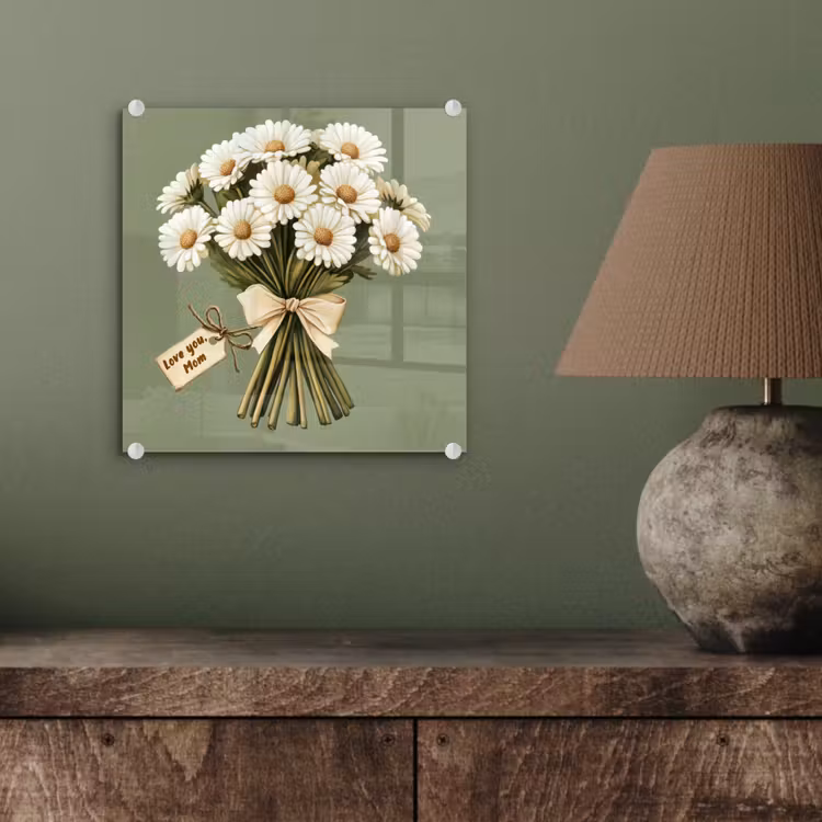 Lint - Boeket - Groen - Quote plexiglas 5mm klein -sfeer3