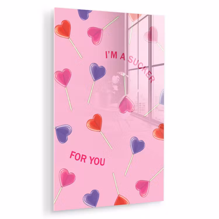 Lolly - Valentijn - Illustratie - Snoep plexiglas 5mm klein -zzzproduct_nieuw