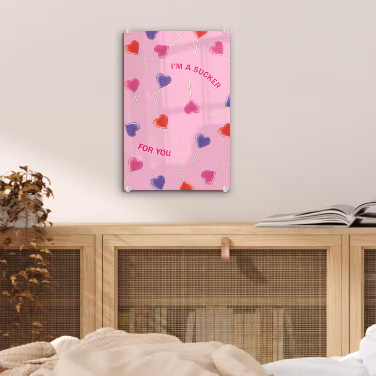 Lolly - Valentijn - Illustratie - Snoep plexiglas 5mm klein -sfeer4