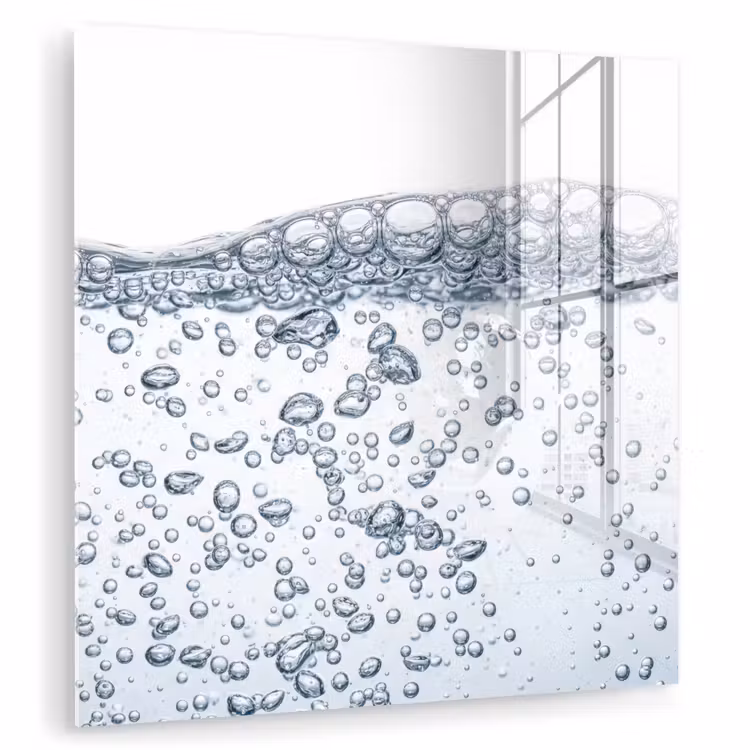 Luchtbellen - Water - Dynamisch plexiglas 5mm klein -zzzproduct_nieuw