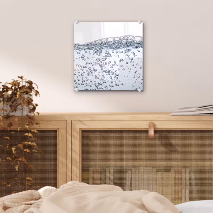 Luchtbellen - Water - Dynamisch plexiglas 5mm klein -sfeer4