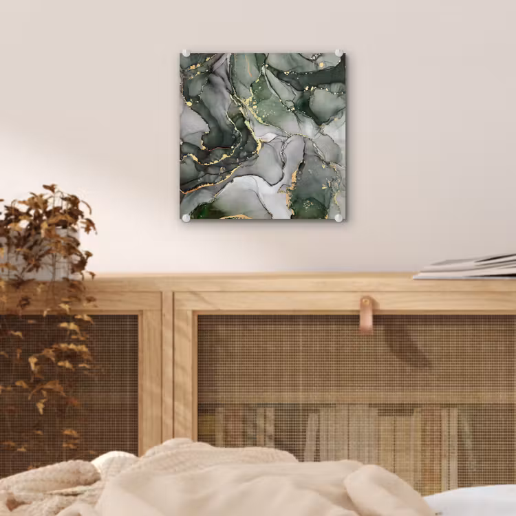 Luxe - Marmer - Groen plexiglas 5mm klein -sfeer4