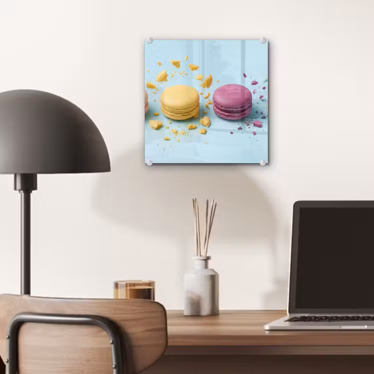 Macarons - Kleurrijk - Pastel plexiglas 5mm klein -sfeer6
