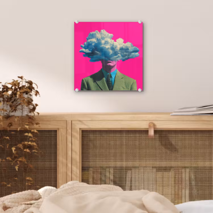 Man - Pak - Wolk - Roze plexiglas 5mm klein -sfeer4