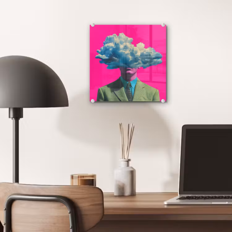 Man - Pak - Wolk - Roze plexiglas 5mm klein -sfeer6