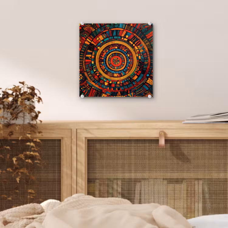 Mandala - Cirkels - Patronen plexiglas 5mm klein -sfeer4