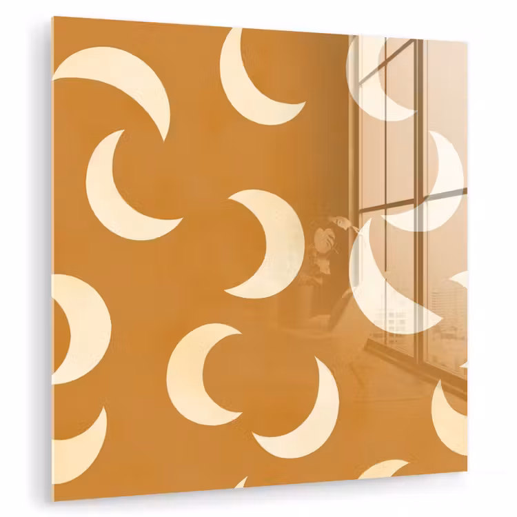 Manen - Patroon - Oker plexiglas 5mm klein 11 -zzzproduct_nieuw
