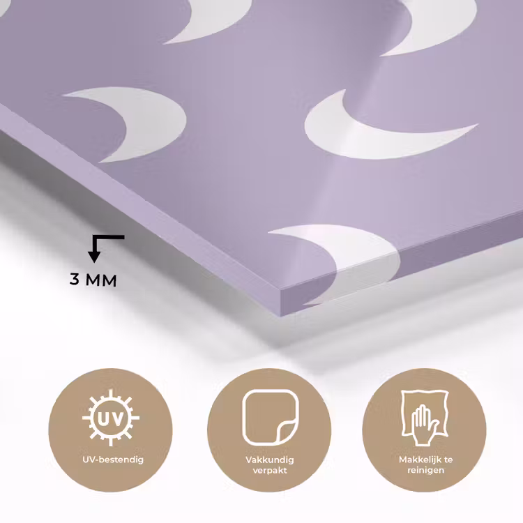 Manen - Patroon - Paars plexiglas 5mm klein 11 -sfeer2