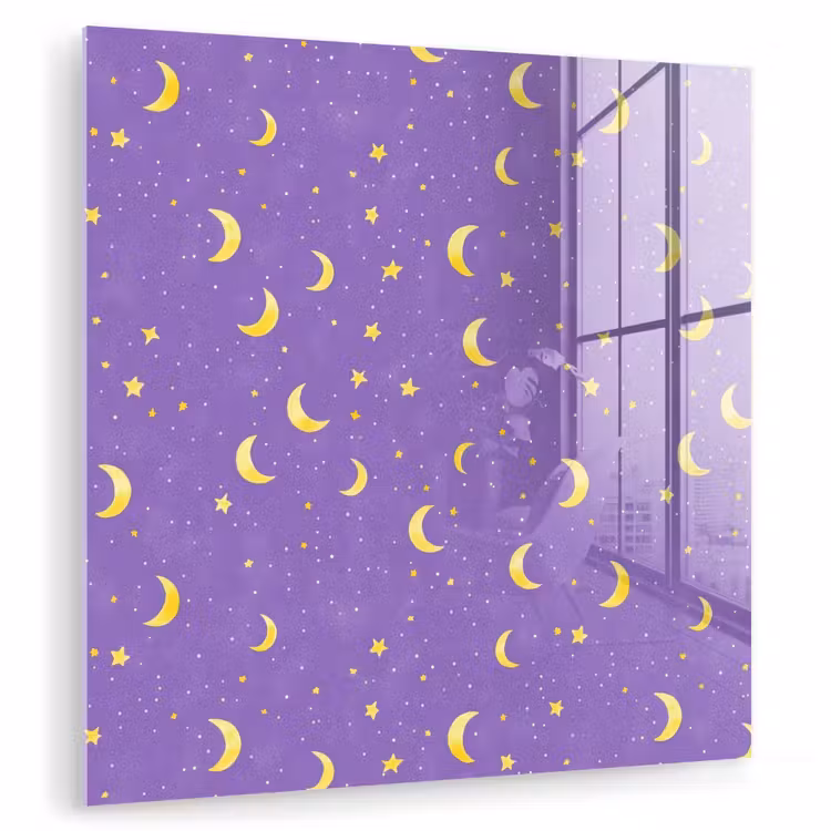 Manen - Sterren - Paars plexiglas 5mm klein 11 -zzzproduct_nieuw