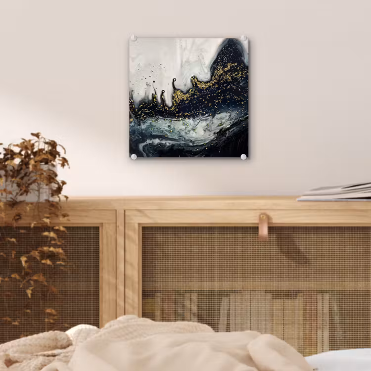 Marmer - Abstract - Goud - Luxe plexiglas 5mm klein -sfeer4