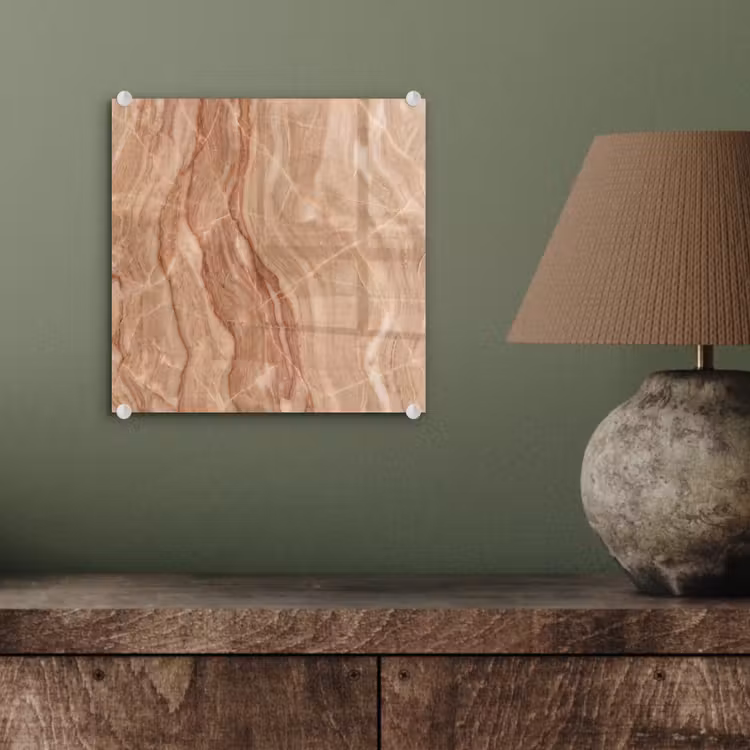 Marmer - Ader - Natuur - Abstract - Beige plexiglas 5mm klein -sfeer3