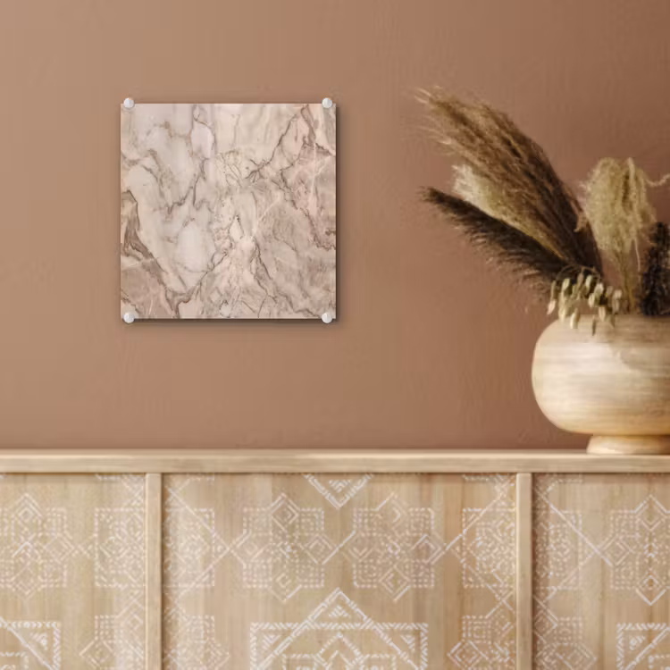 Marmer - Aderen - Textuur - Beige - Modern plexiglas 5mm klein -sfeer5