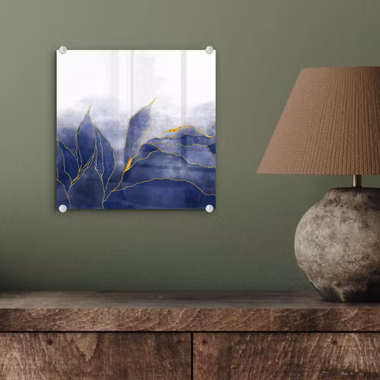 Marmer - Blauw - Marmerlook - Goud - Textuur plexiglas 5mm klein -sfeer3
