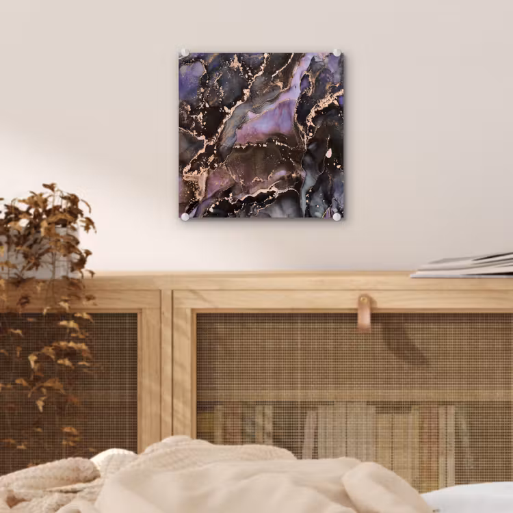 Marmer - Goud - Roze plexiglas 5mm klein -sfeer4