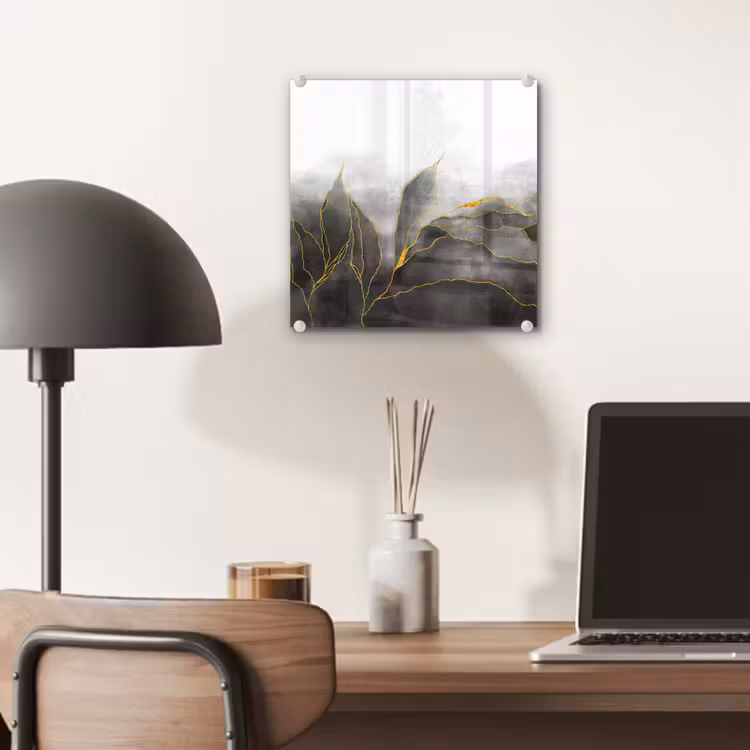Marmer - Zwart - Goud - Luxe - Marmerlook plexiglas 5mm klein -sfeer6