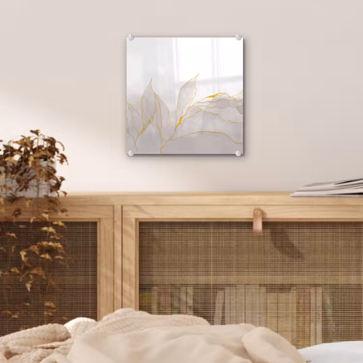 Marmerlook - Grijs - Goud - Chic - Marmer plexiglas 5mm klein -sfeer4