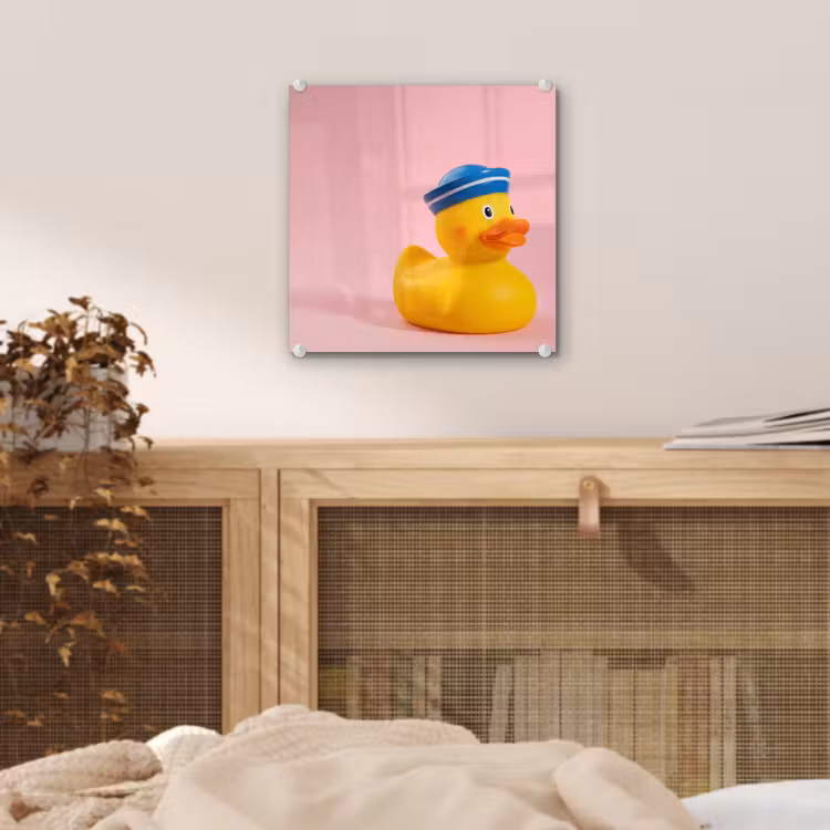 Matroos - Eend - Roze plexiglas 5mm klein -sfeer4