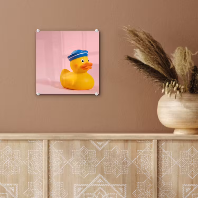 Matroos - Eend - Roze plexiglas 5mm klein -sfeer5