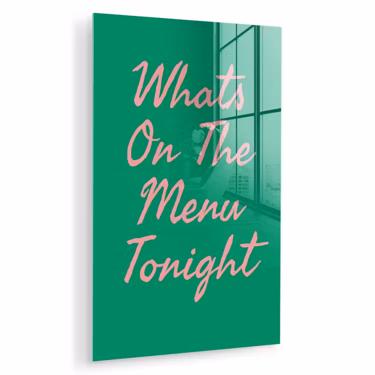 Menu - Quote - Roze plexiglas 5mm klein -zzzproduct_nieuw