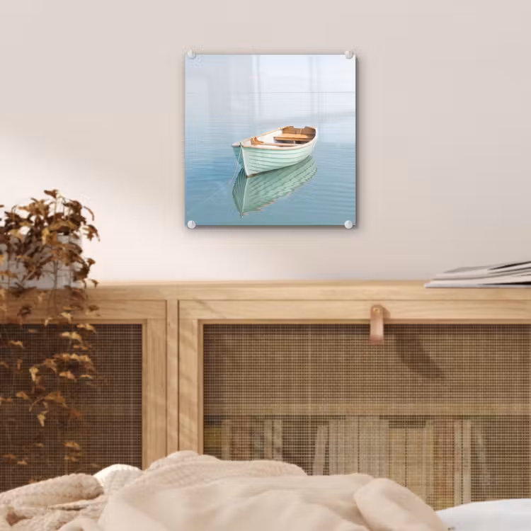 Minimalistisch - Boot - Zee plexiglas 5mm klein -sfeer4