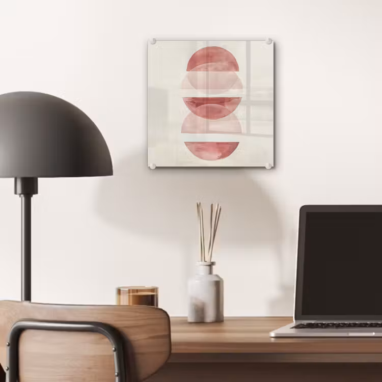 Minimalistisch - Cirkels - Roze plexiglas 5mm klein -sfeer6