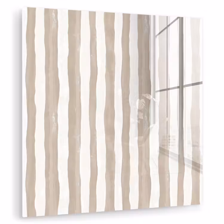 Minimalistisch - Strepen - Beige plexiglas 5mm klein 11 -zzzproduct_nieuw
