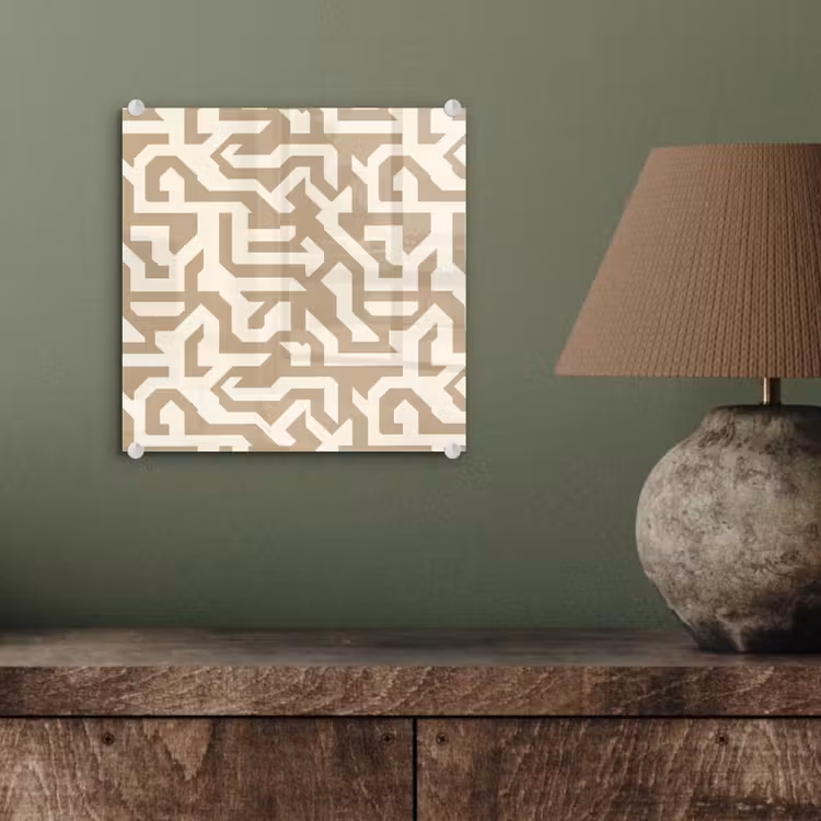 Modern - Abstract - Beige plexiglas 5mm klein 11 -sfeer3