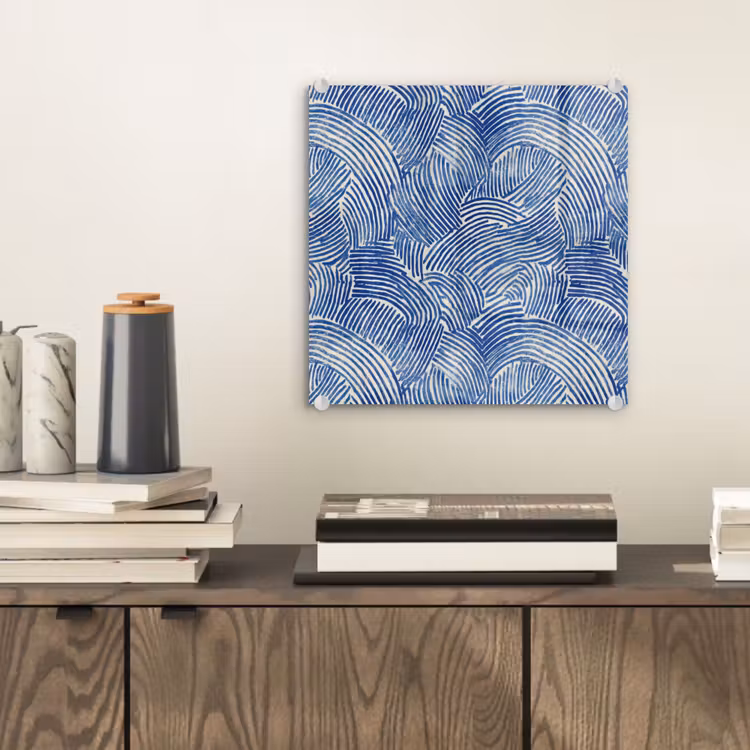 Modern - Abstract - Blauw plexiglas 5mm klein 11 -sfeer1