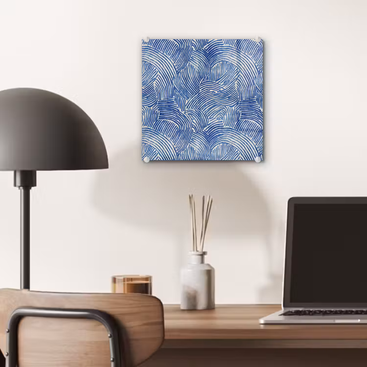 Modern - Abstract - Blauw plexiglas 5mm klein 11 -sfeer6