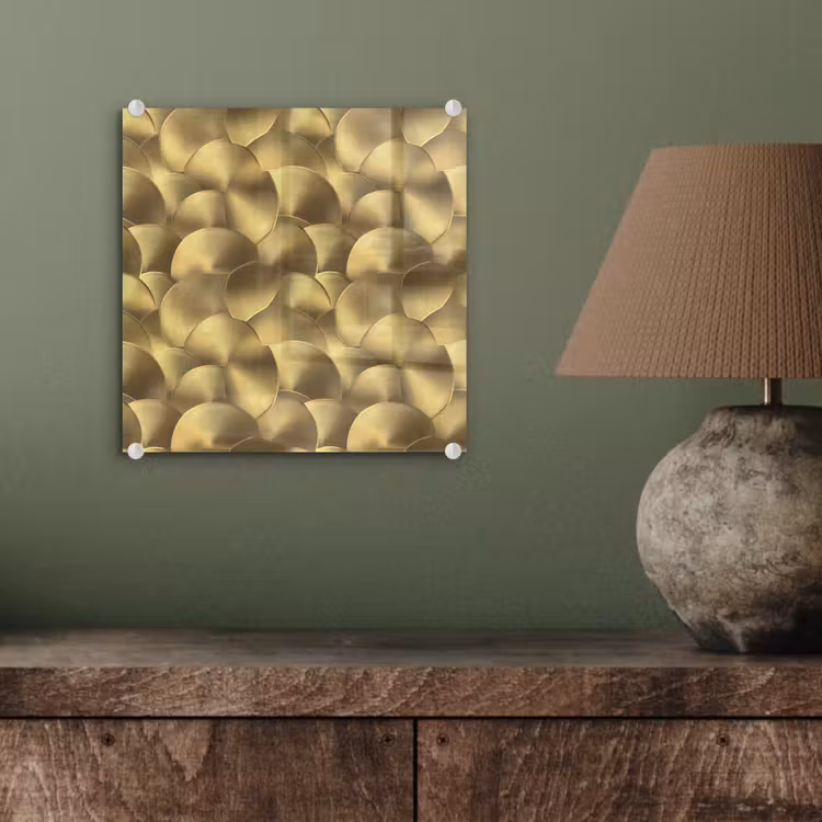 Modern - Cirkel - Goud plexiglas 5mm klein 11 -sfeer3